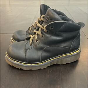 Dr. Martens 8444 Vintage Combat Boot Leather Chunky England Youth Size 3